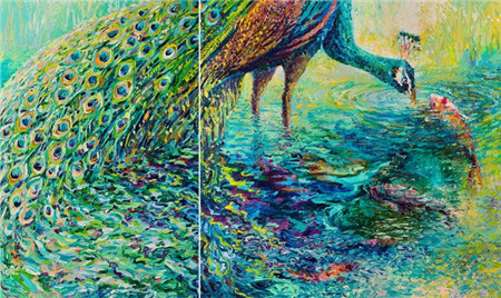 画家Iris Scott：用颜料触摸这个世界