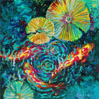 画家Iris Scott：用颜料触摸这个世界