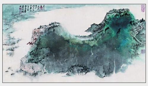 泼墨——彰显艺术家对墨彩的驾驭能力