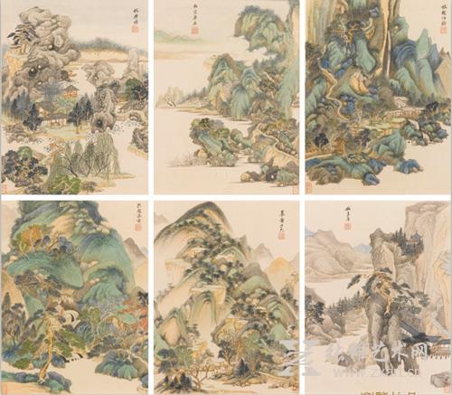 王鉴《仿宋元名家山水》 成交价：92.2万美元