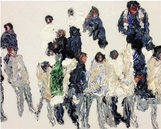   克莱门斯·克劳斯 人生嘈杂系列之一 40×50cm 2016年
