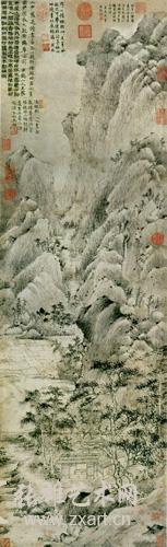 王蒙《谷口春耕图》