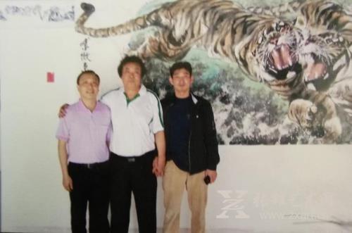 赵先生、王敬平、张雄合影旧照