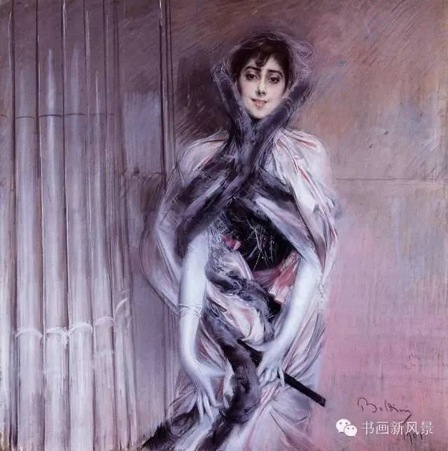 乔瓦尼·博尔迪尼笔下的巴黎风情女郎
