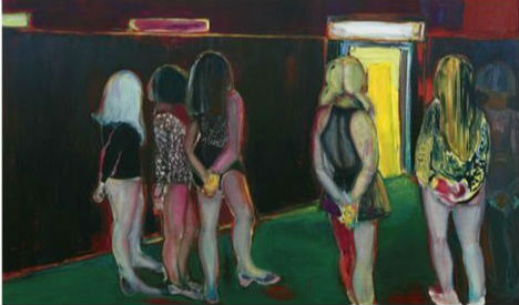   MARLENE DUMAS, THE VISITOR (1995). PHOTO: COURTESY OF ARTNET.