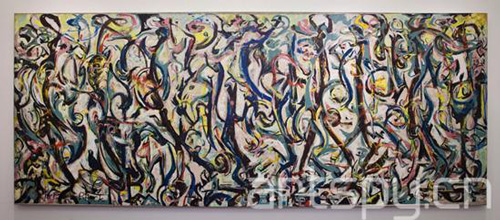 杰克逊·波洛克作于1943年的“Mural”