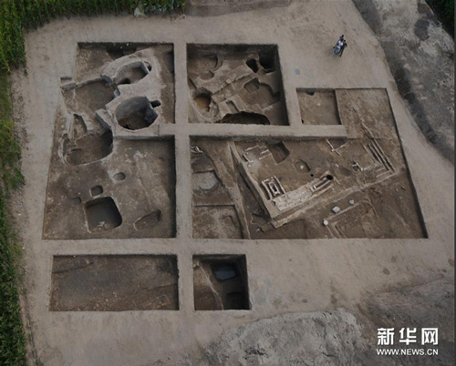 图为窑址发掘区全景（资料图片）