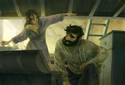 充满故事性的美式插画作品