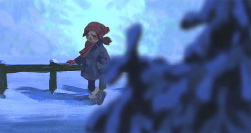 充满故事性的美式插画作品