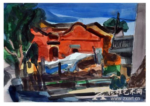 2015《闽南古厝》51x36cm