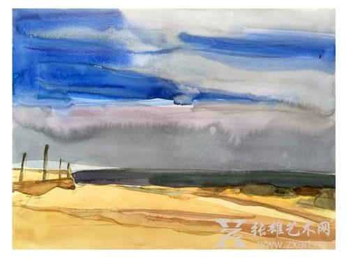 2015《那片海》48x36cm