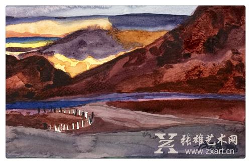 2016《纳木错》19x12cm