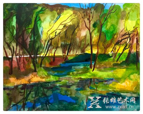 2016《树林》24x19cm