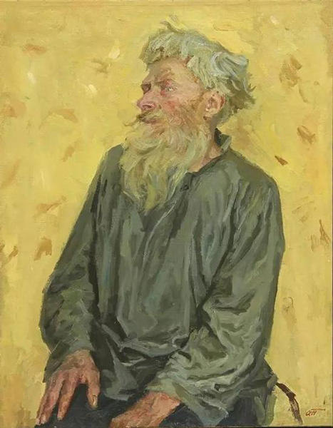 普拉斯托夫-阿尔卡基-亚历山德罗维奇 《肖像》 87x69cm 1950年