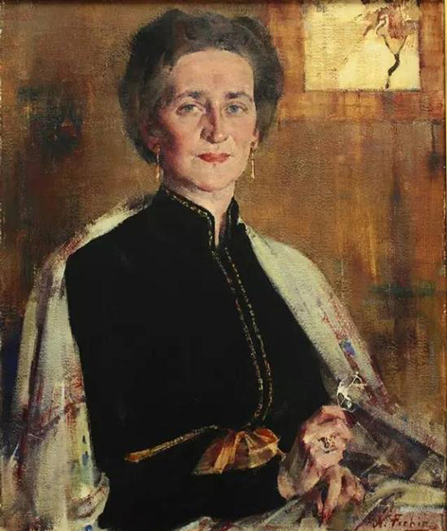 尼古拉-费欣《威廉姆斯女士肖像》 76.2x63.5cm 1950年