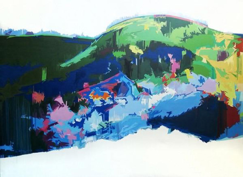 《枕空山 No.31》 陈欣 110x150cm 2013年
