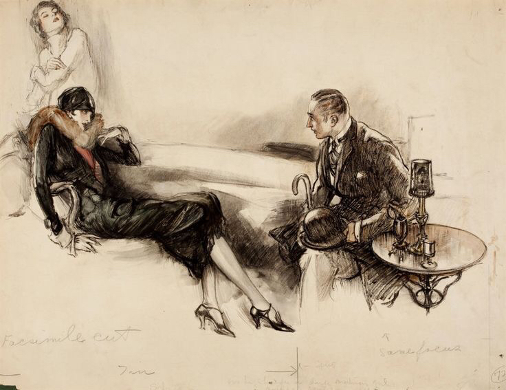 Henry Raleigh寥寥几笔勾勒出的优雅女士
