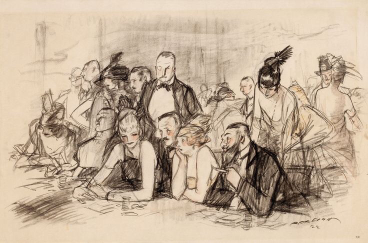 Henry Raleigh寥寥几笔勾勒出的优雅女士