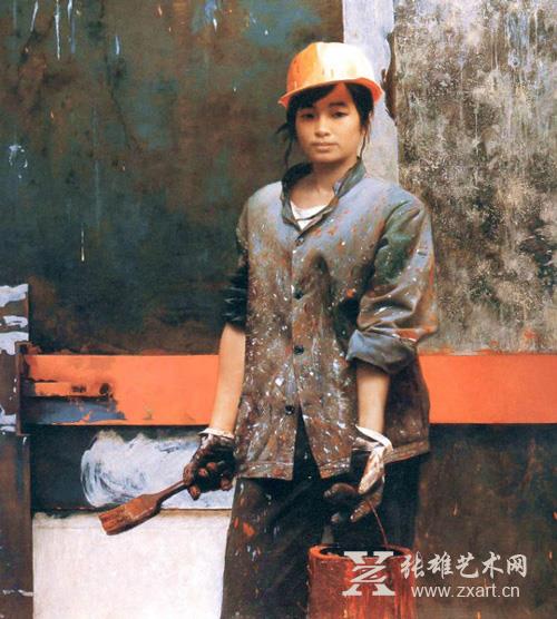 沈汉武油画《斑斓世界》