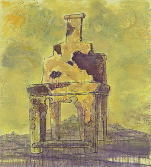 毛旭辉 风化•靠背椅 布面丙烯 220×200cm 2014-2015