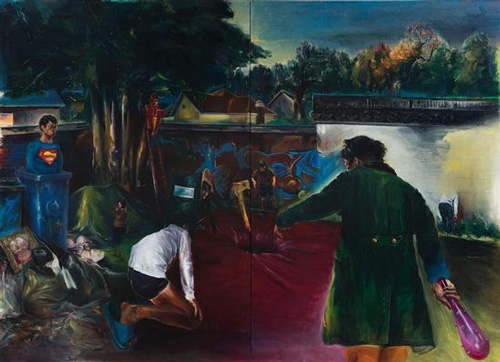 黄河《媛媛》160x150cm 布面油画  2010年黄河《媛媛》160x150cm 布面油画 2010年