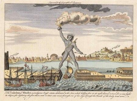   1.The Colossus of Rhodes： Lost in an Earthquake
