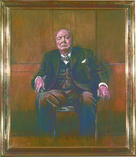   5.Sutherland’s Portrait of Winston Churchill： Destroyed by Churchill’s Wife