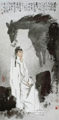 《李贺觅句图》