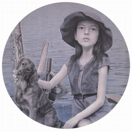   张辉 《夏日轻语‖》 65×65cm 平版 2014