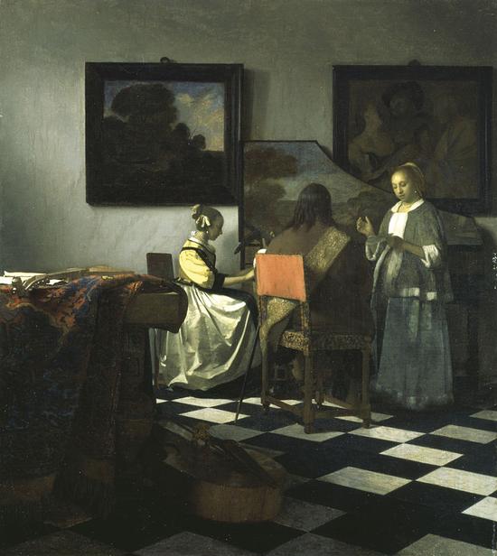 约翰内斯·维米尔，《音乐会》（The Concert，1664）