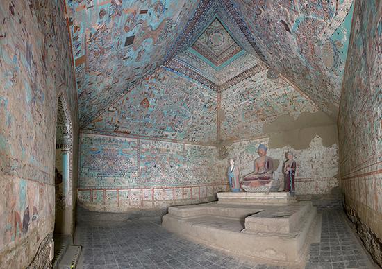   第86窟内景，晚唐（(848–907 CE)，敦煌莫高窟 