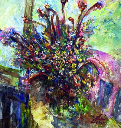   野秋草（蜡染）  2009年  刘子龙