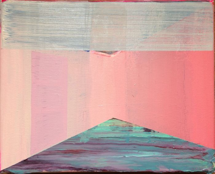 Sarah Williams, Good times rolling in, 2014, 20x25cm, acrylic, oilcolour on canvas