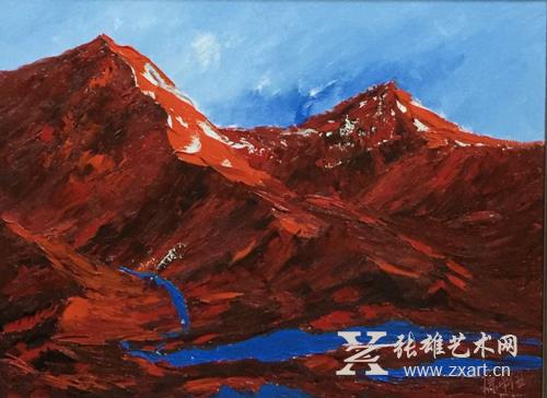 原华伍《蓝系列》作品