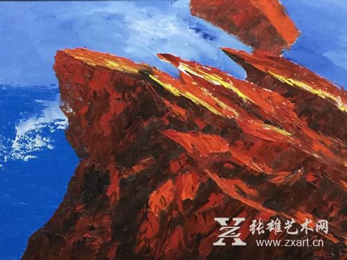 原华伍《蓝系列》作品