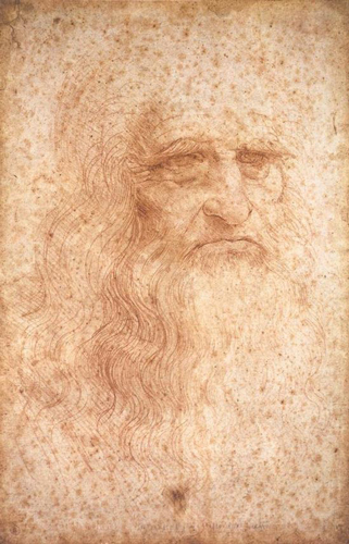 莱昂纳多·达·芬奇的自画像（1512） 图片：Wikimedia Commons。