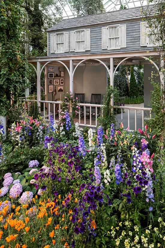 纽约植物园“印象主义：画布上的美国花园“展览现场。图片： Courtesy of the New York Botanical Gardens， © Robert Benson Photography。
