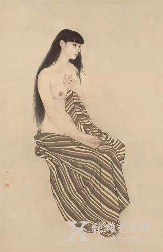 初春 100x66cm  绢本设色  1993年