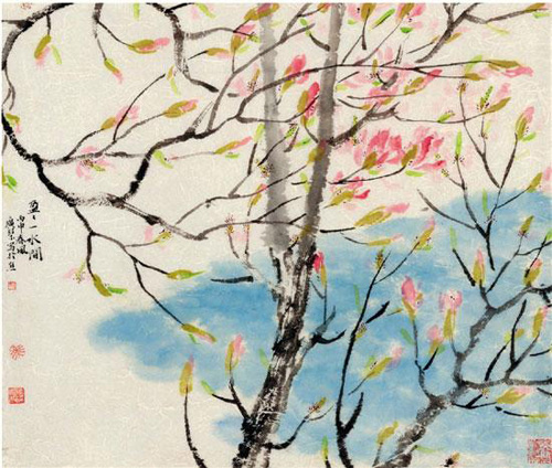 熊广琴 大观系列——春水之二 90×80cm 2016年