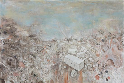 李继开 大风景 2016 布面丙烯 200×300cm