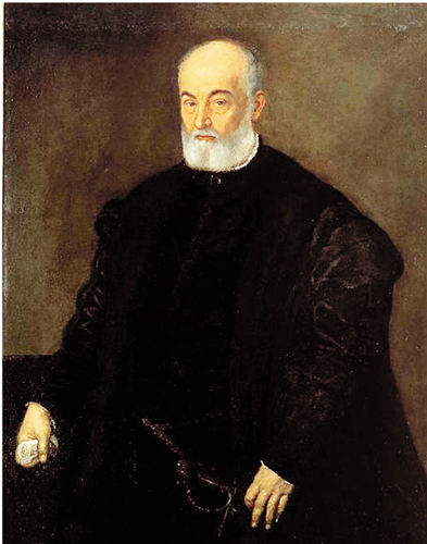 提香 马尔卡托尼奥·莫罗西尼肖像 124.5×97.5cm 布上油画 1545—1550年