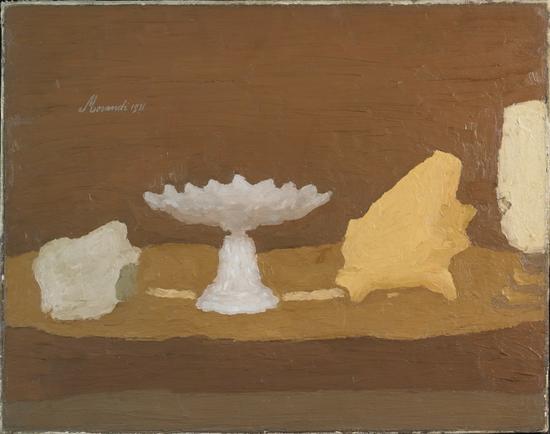 乔治·莫兰迪，（Giorgio Morandi）《静物》（Still Life， 1931），布面油画