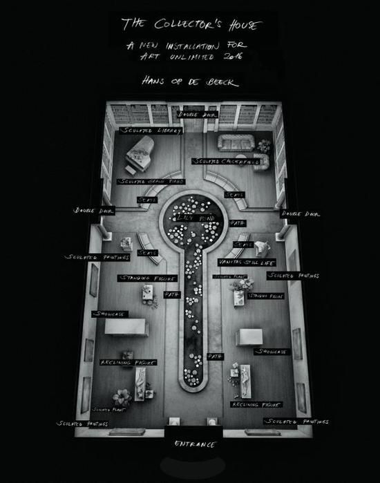 汉斯·欧普·德贝克的装置作品《收藏者之家》（标价约合人民币560万元）