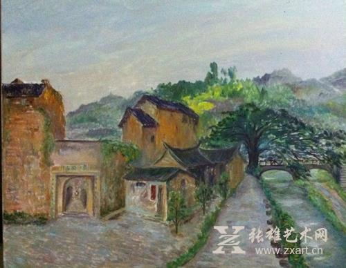 著名油画家叶碧峰新作品