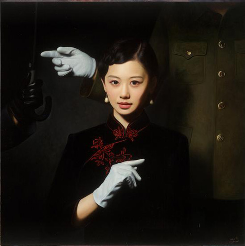 陈承卫 大民国-信仰的指向 140x140cm 布面油画 2015陈承卫 大民国-信仰的指向 140x140cm 布面油画 2015