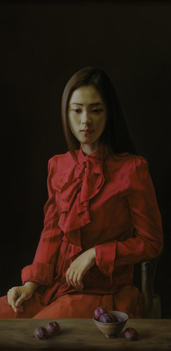 黄冰 红李子 120x60cm 布面油画 2015黄冰 红李子 120x60cm 布面油画 2015