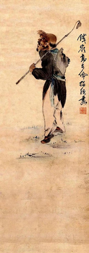  清 高其佩 指画人物