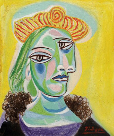 《女人的半身像（朵拉·马尔）》 1938年
