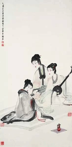 《擘阮图》