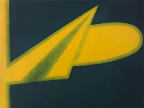 周思维 帐篷（夕阳·倾斜）布面油画200 x 150 cm 2015
